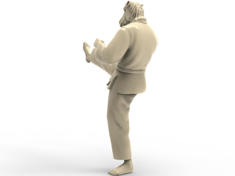 Horse Front kick 3D print model_1