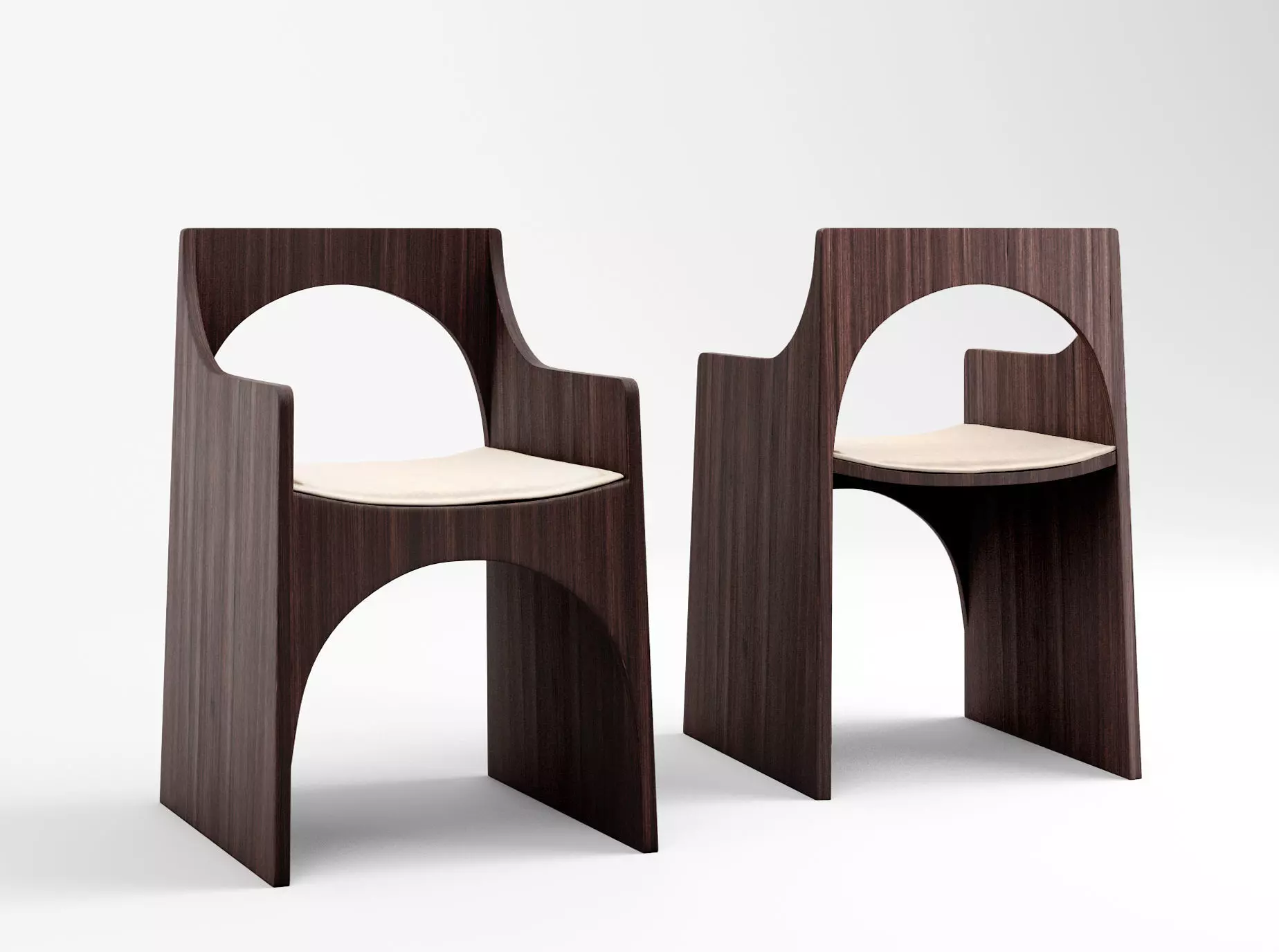 Christophe Delcourt Cle chair and Sol table 3D model_0