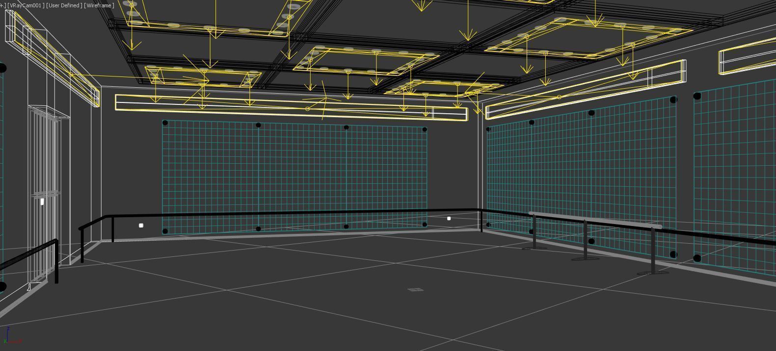 choreography room 3D model_7