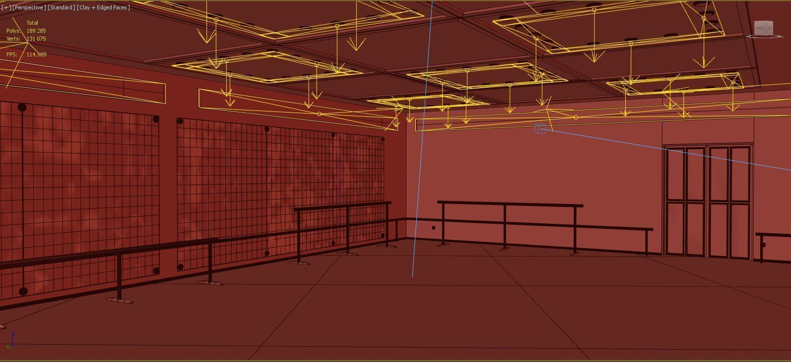 choreography room 3D model_8