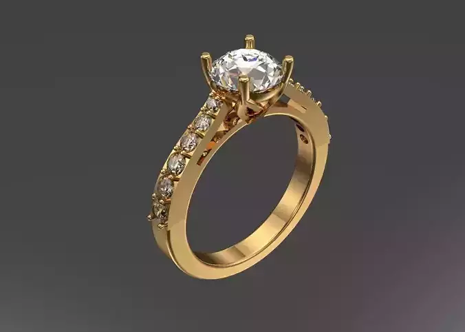 Solitaire ring
