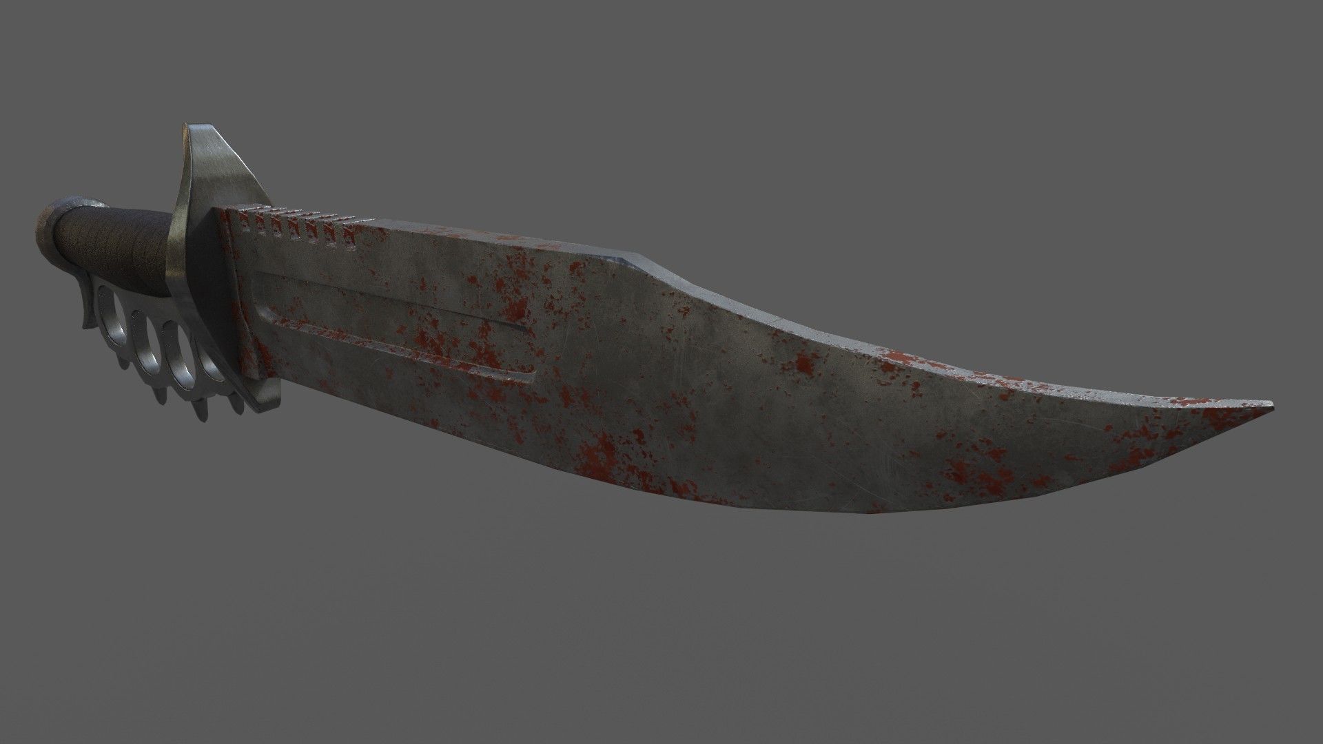 Knife 1 WirecorpStudios Low-poly 3D model_5