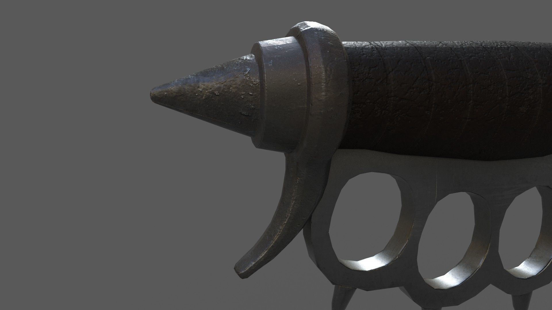 Knife 1 WirecorpStudios Low-poly 3D model_3