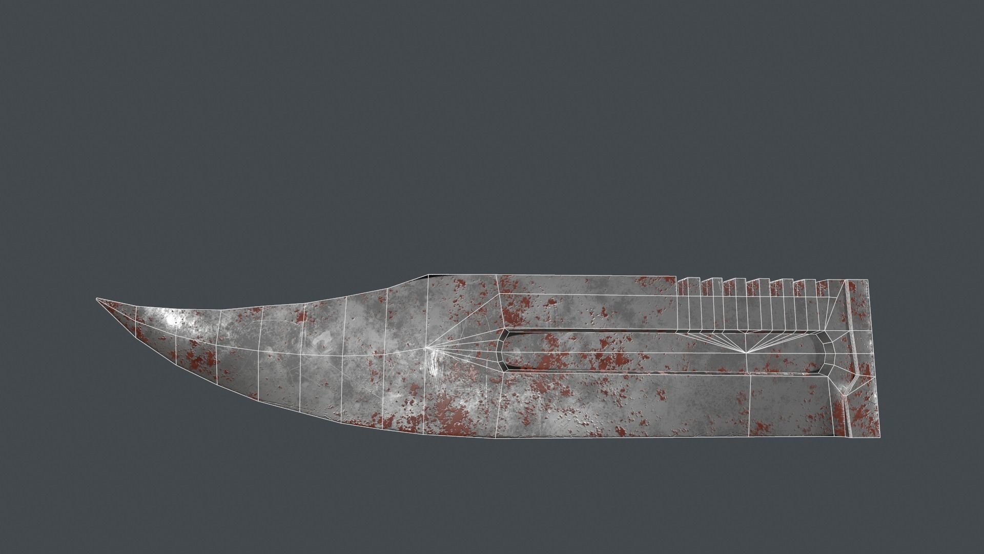 Knife 1 WirecorpStudios Low-poly 3D model_11