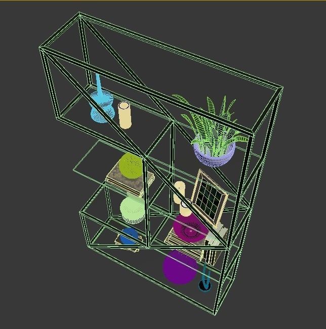 Shelf 3D model 3D model_4