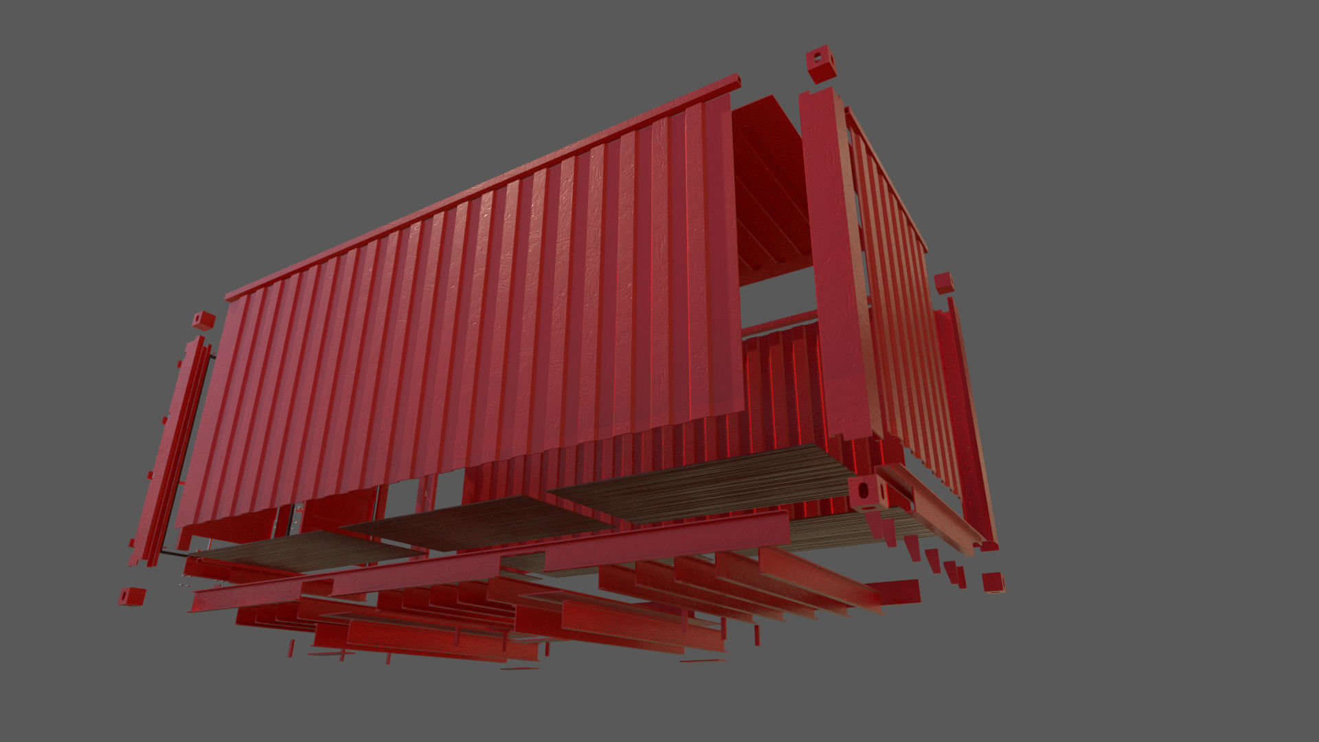 Shipping Container 3D model_6