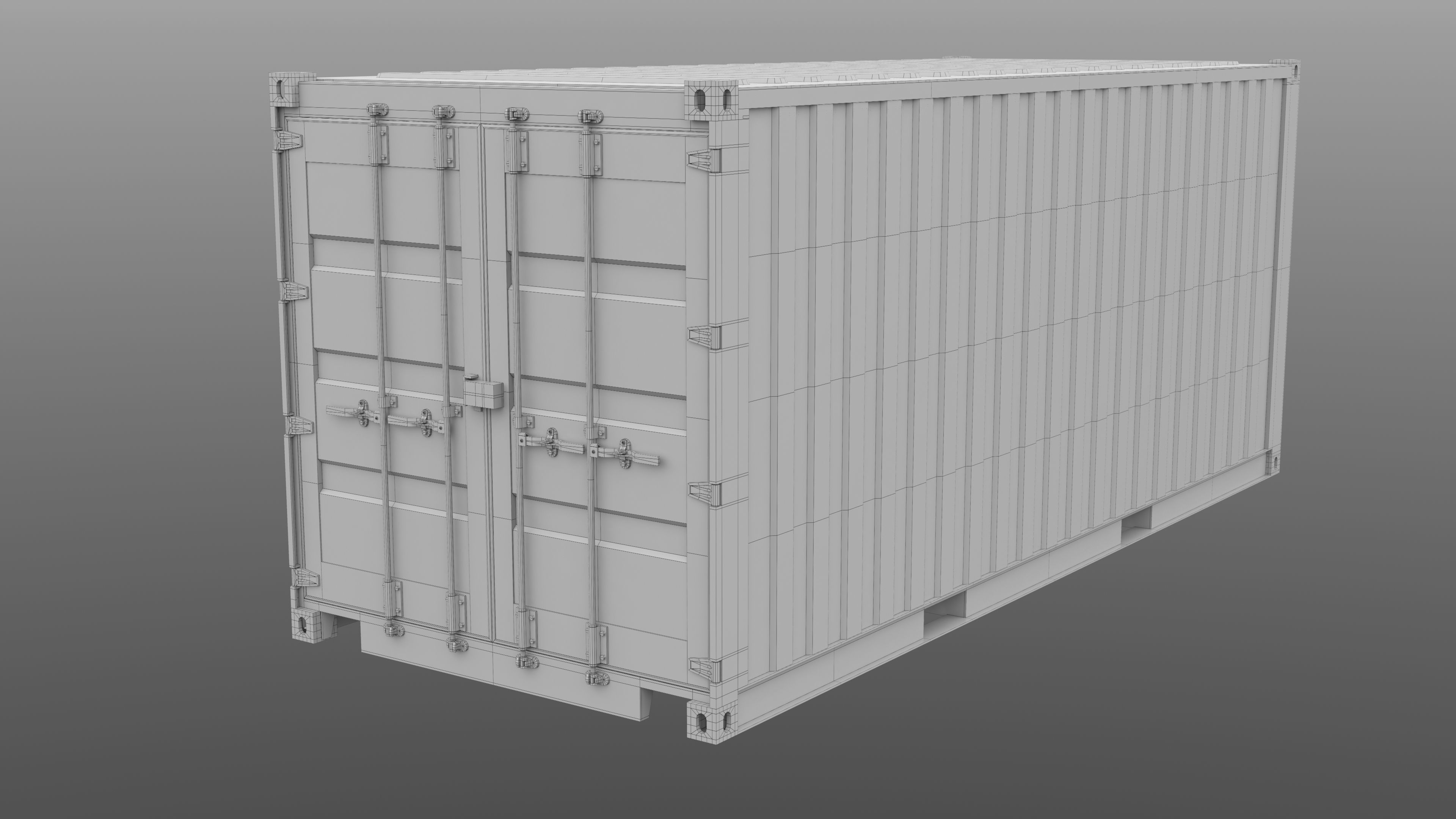 Shipping Container 3D model_11