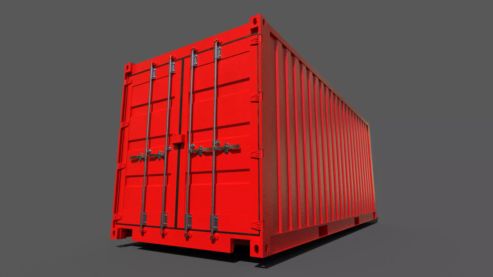 Shipping Container 3D model_0