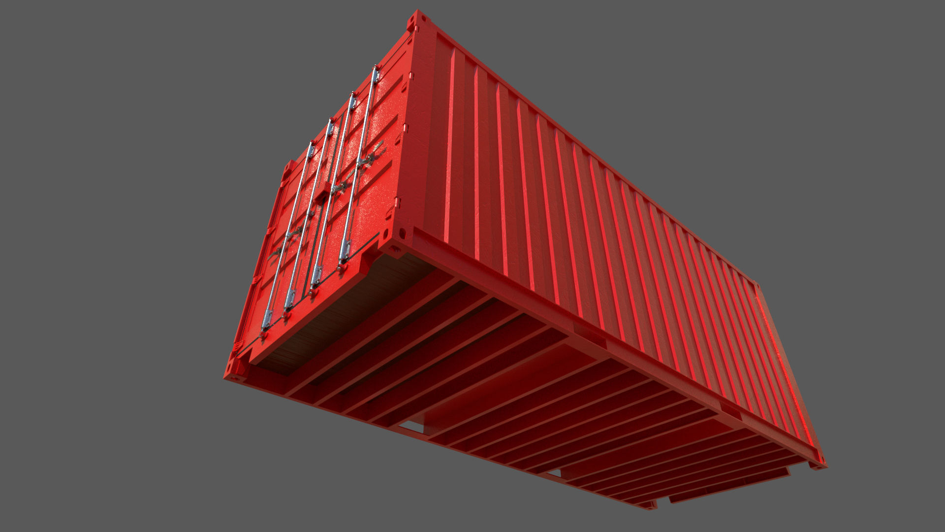 Shipping Container 3D model_3