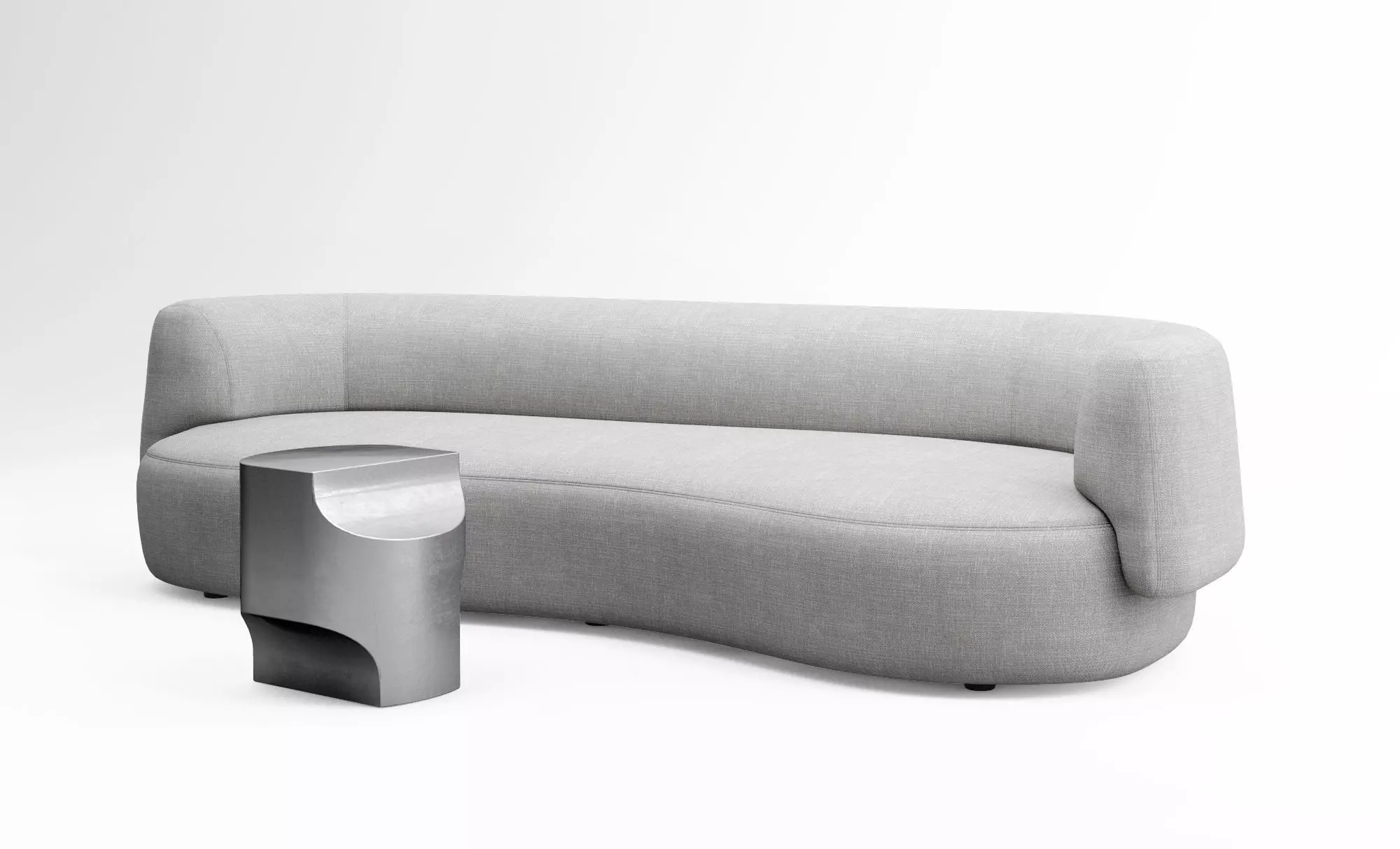 Christophe Delcourt Fao sofa and Ope side table 3D model