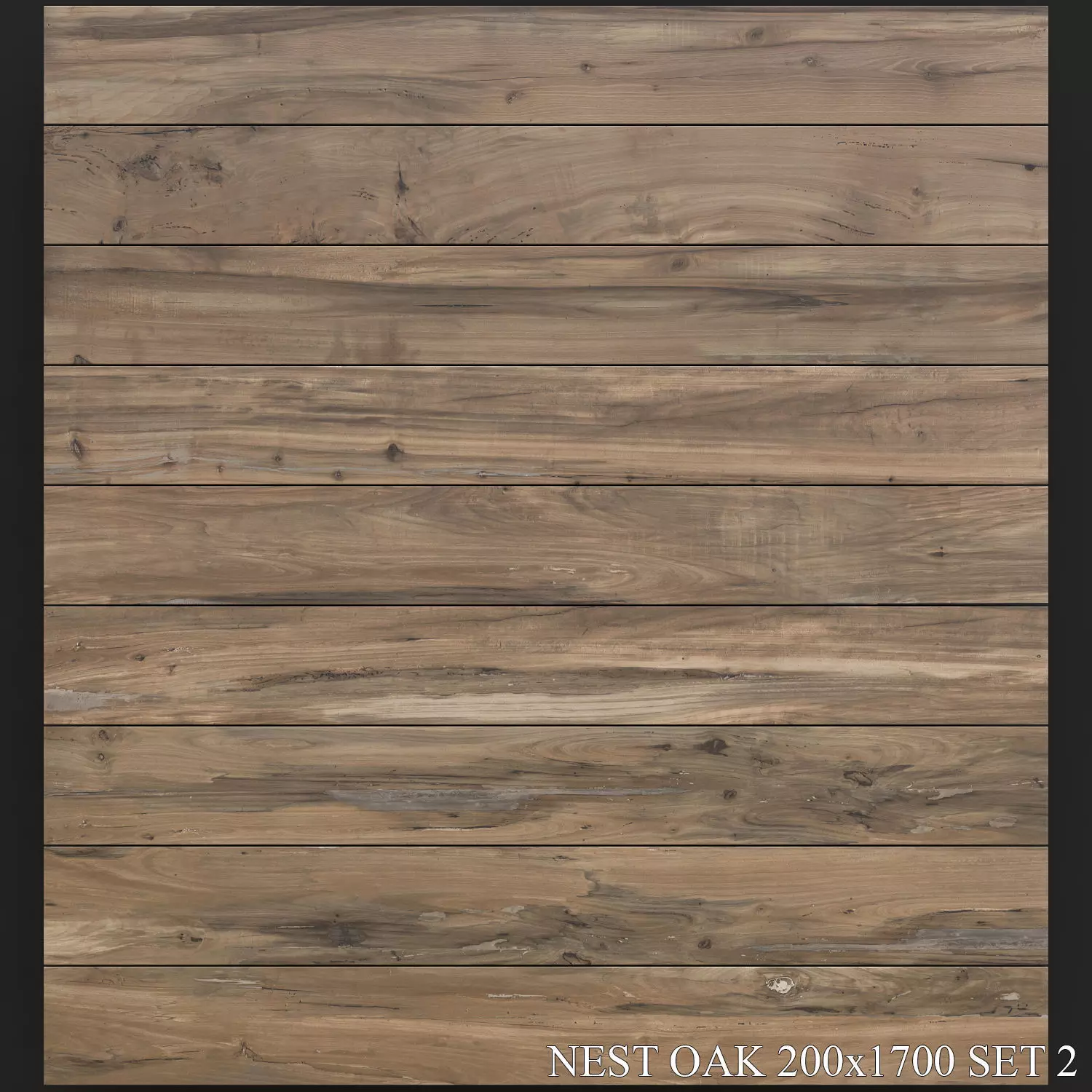 ABK Nest Oak 200x1700 Set 2 3D model_0