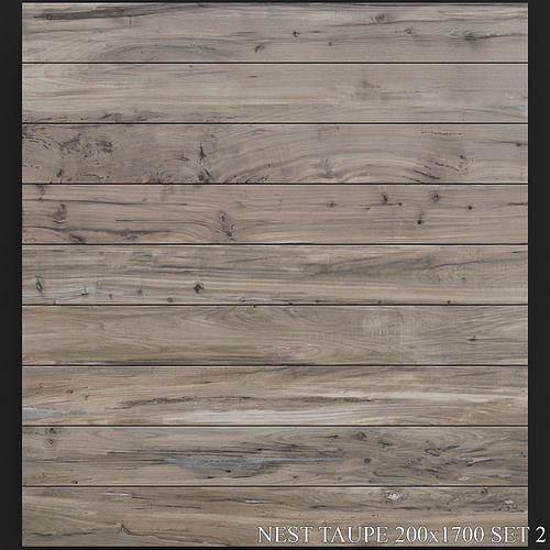 ABK Nest Taupe 200x1700 Set 2 3D model