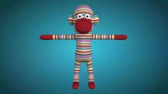 Character Boo Rig Low-poly 3D model