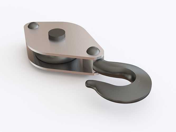 Crane hook 05 3D model