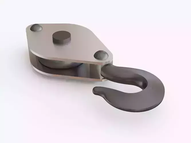 Crane hook 05 3D model