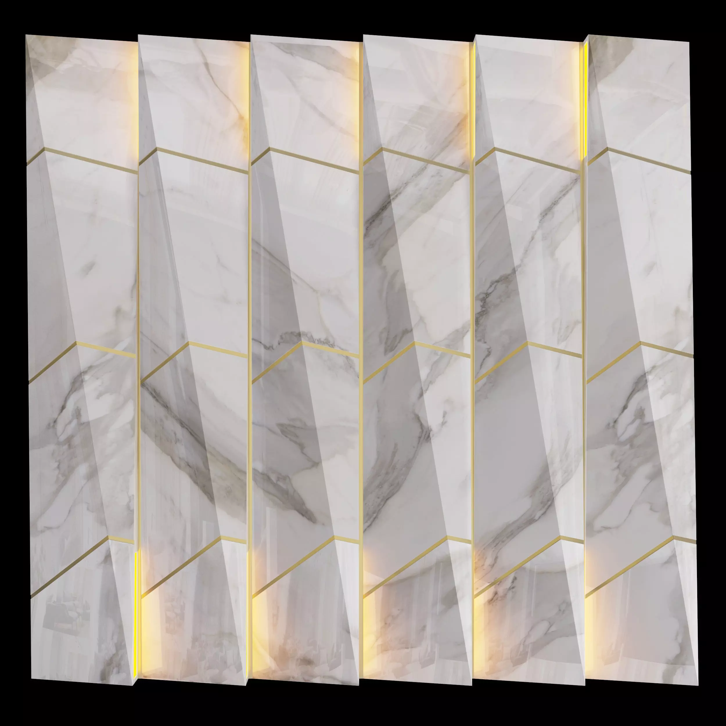 Decor marble panels 3D model_0