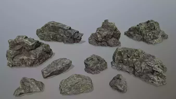 rocks set rock
