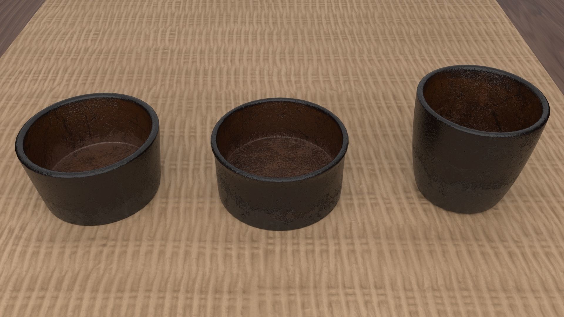 Tea Scene Low-poly 3D model_39