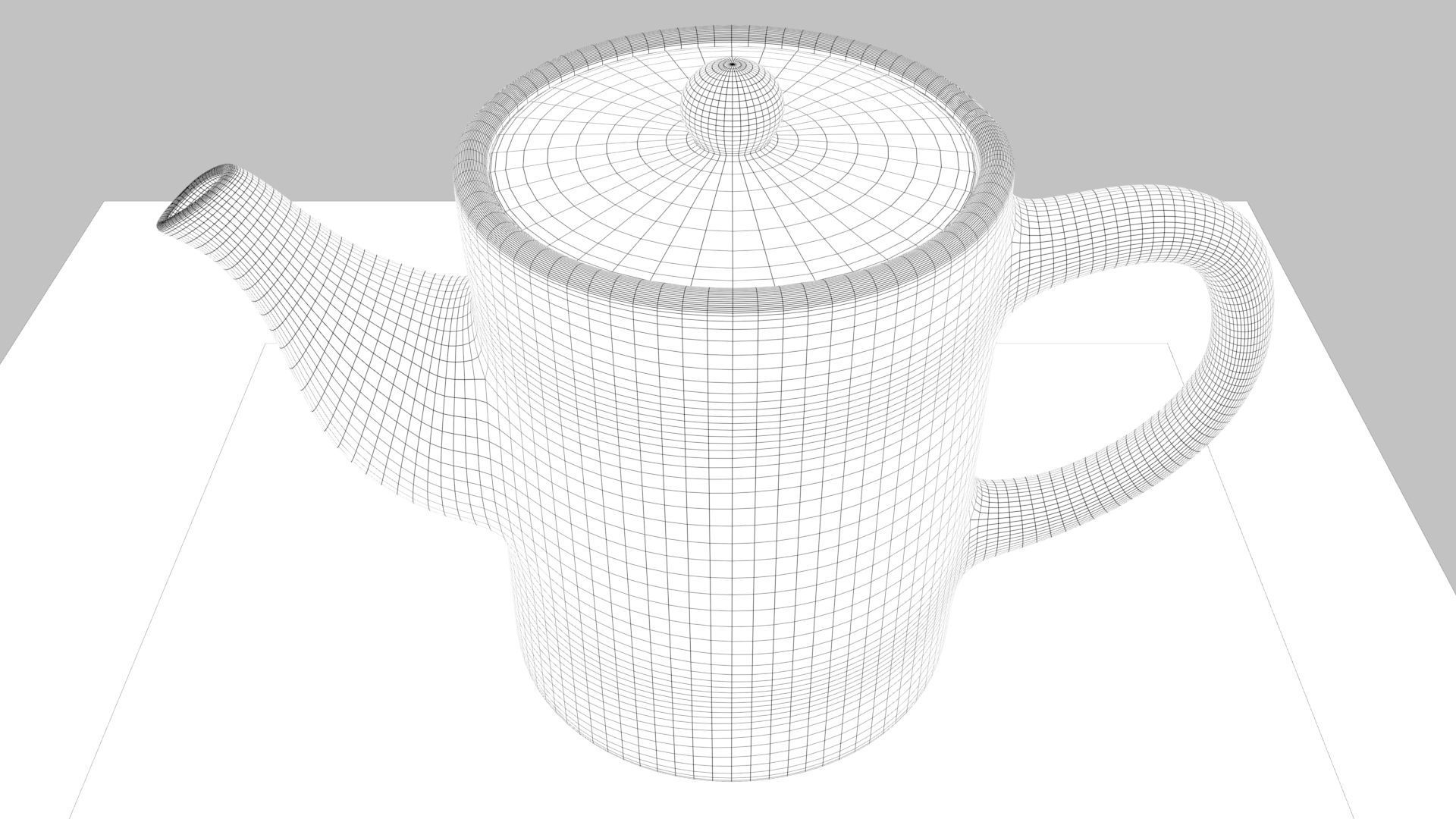 Tea Scene Low-poly 3D model_50