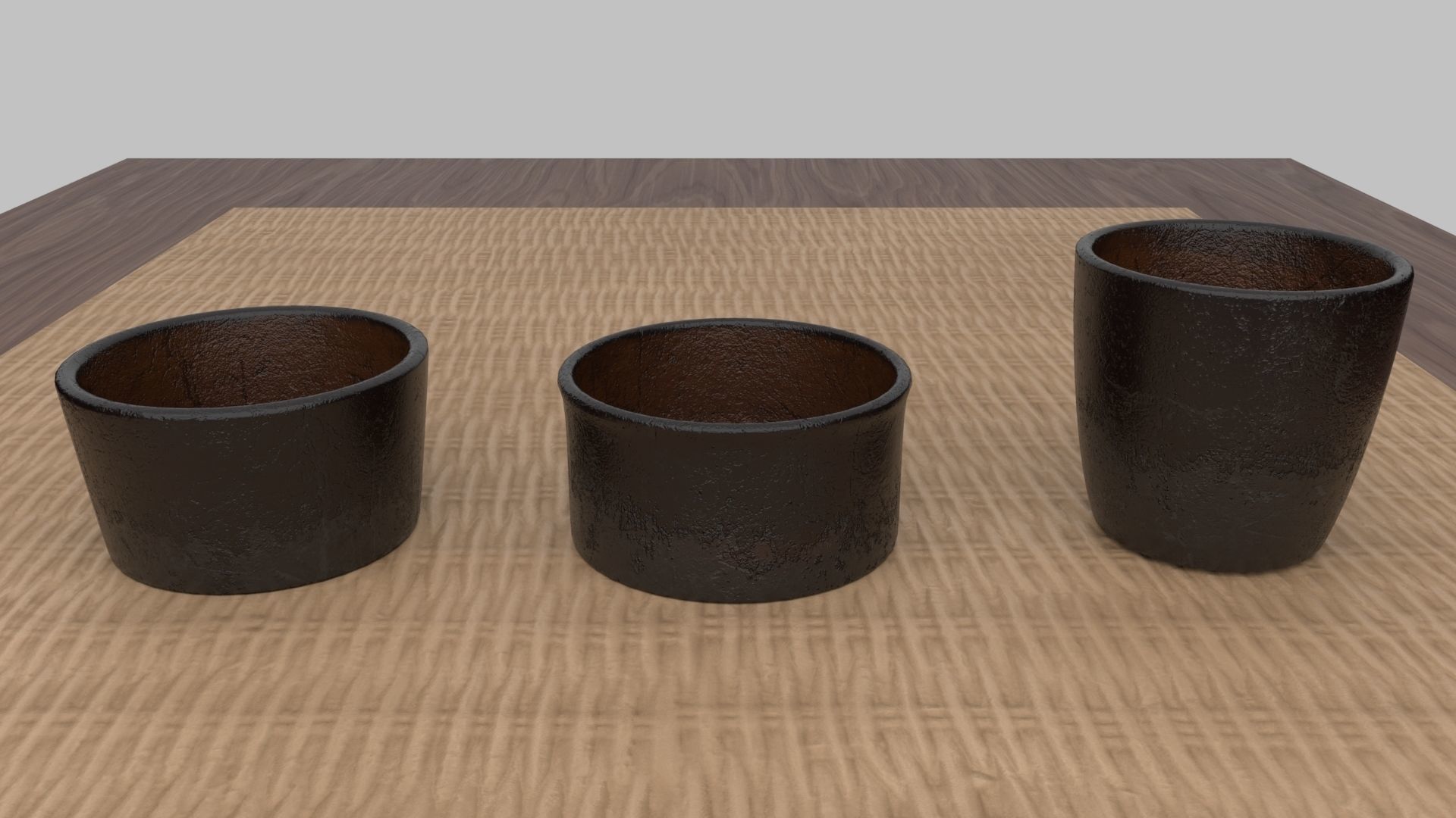 Tea Scene Low-poly 3D model_37