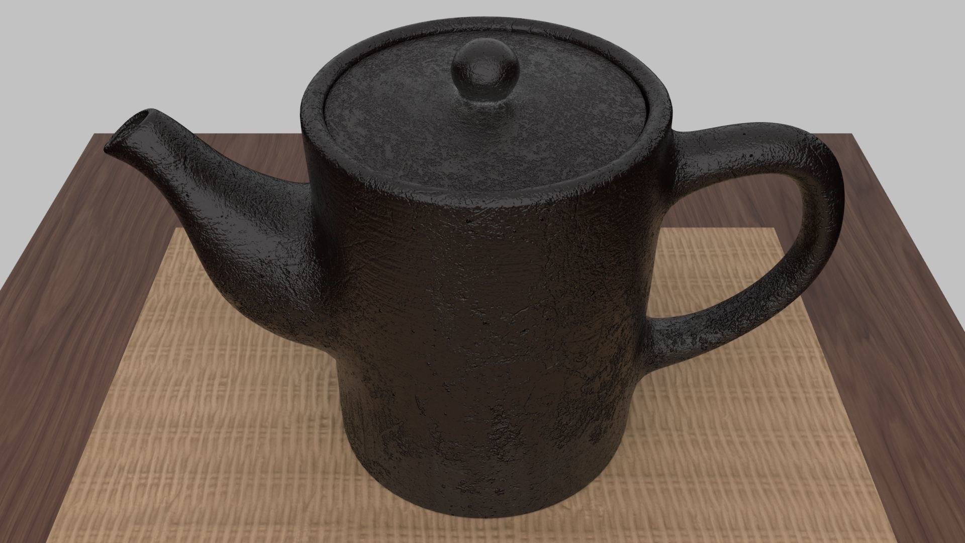 Tea Scene Low-poly 3D model_49