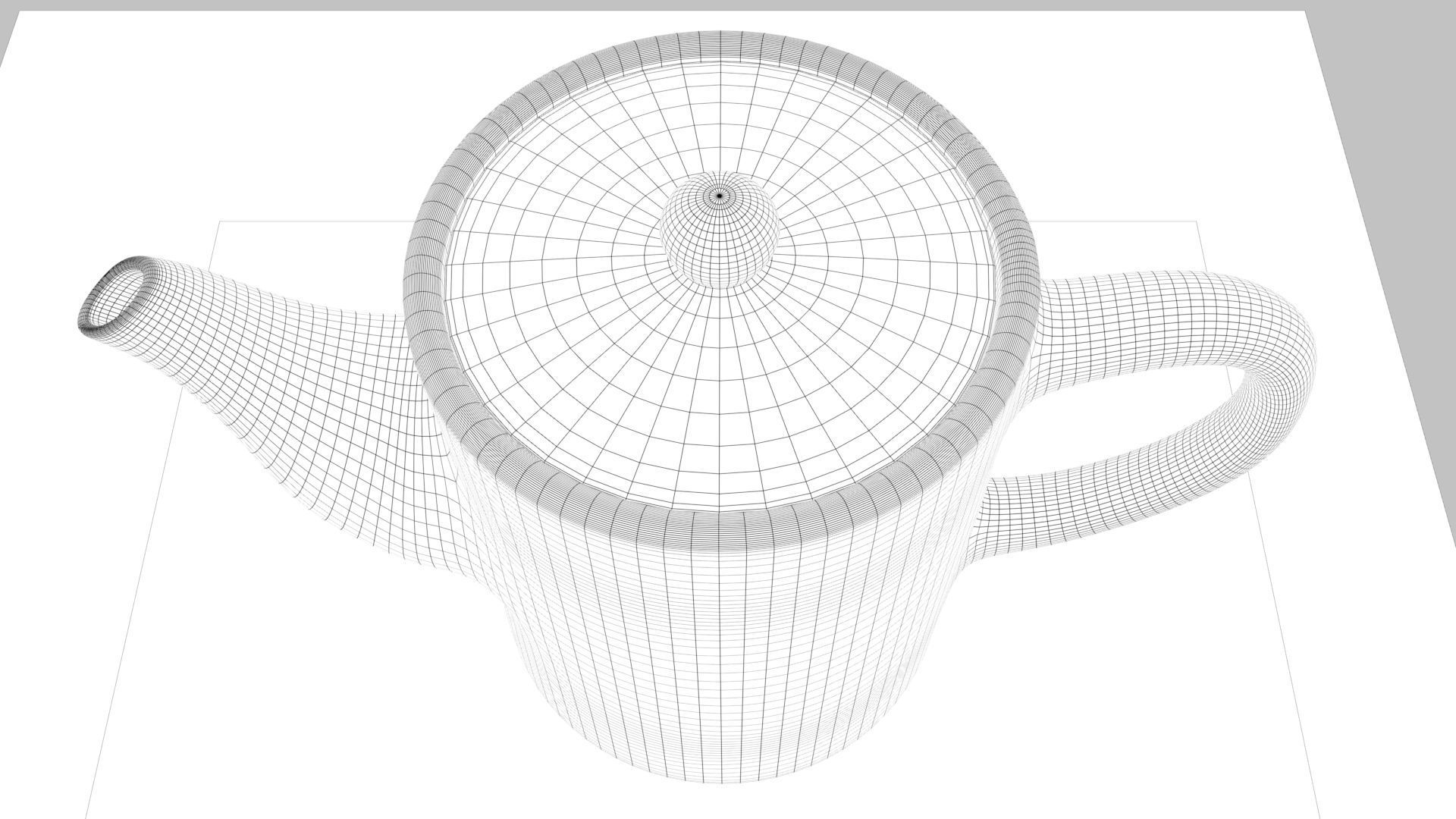 Tea Scene Low-poly 3D model_52