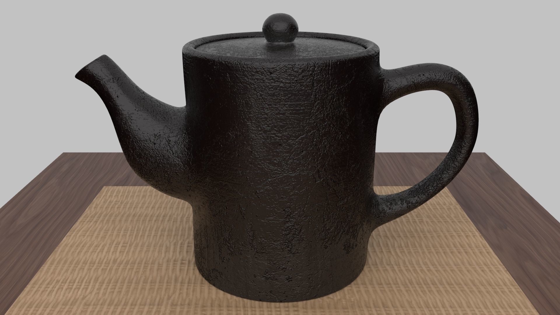 Tea Scene Low-poly 3D model_47
