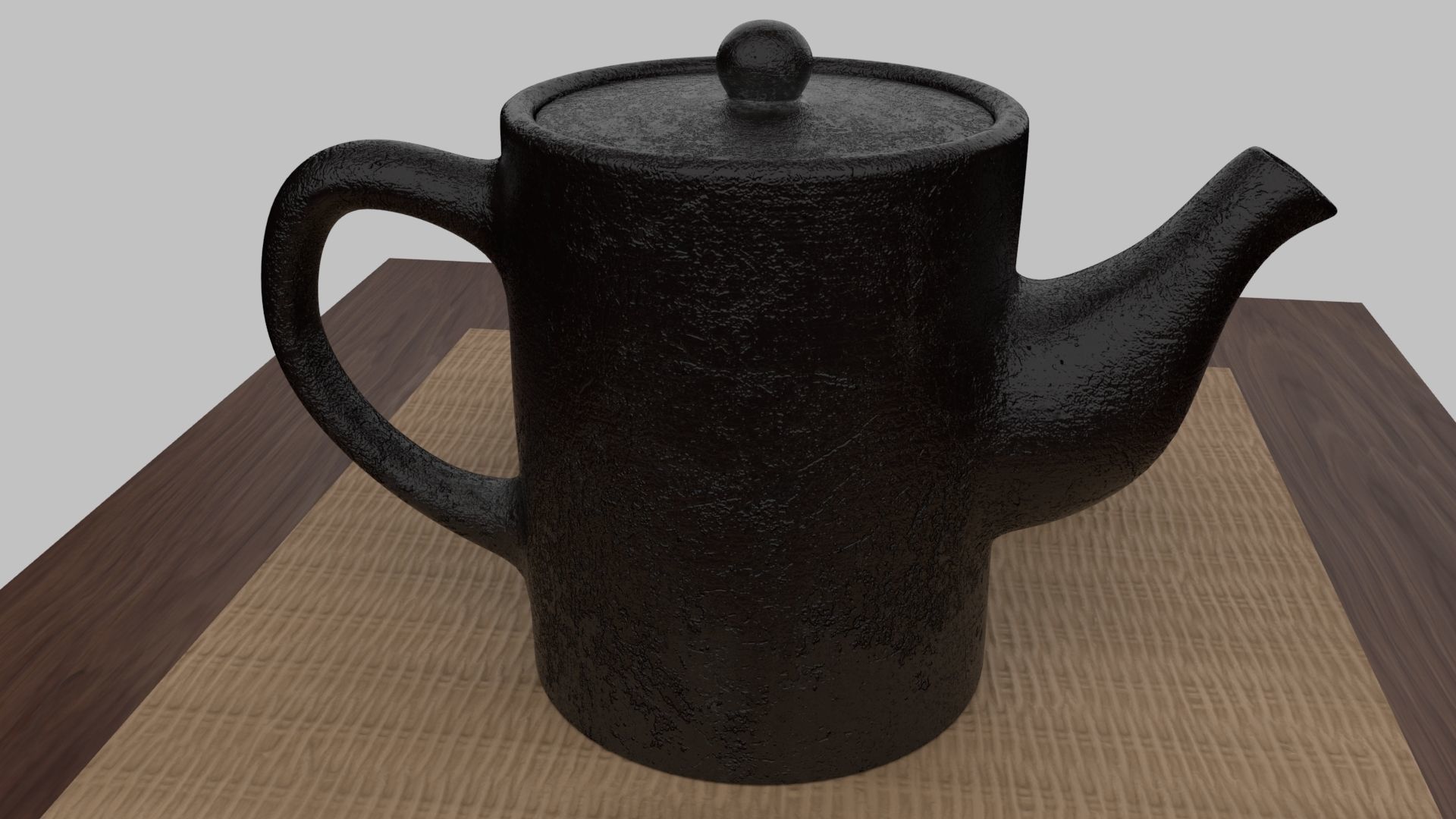 Tea Scene Low-poly 3D model_23