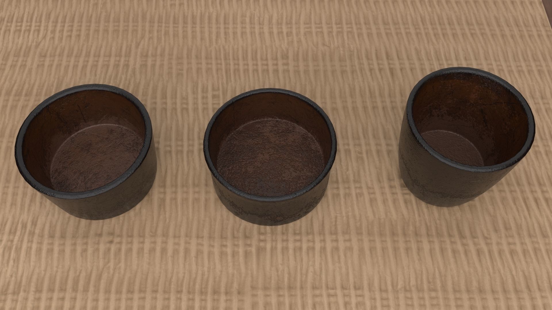 Tea Scene Low-poly 3D model_41