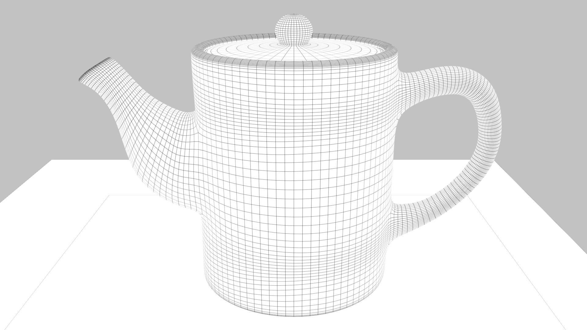 Tea Scene Low-poly 3D model_48