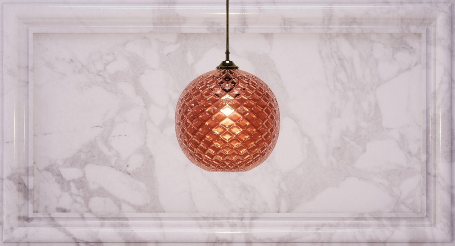 Pick-N-Mix Ball Large Pendant Light 3D model_2