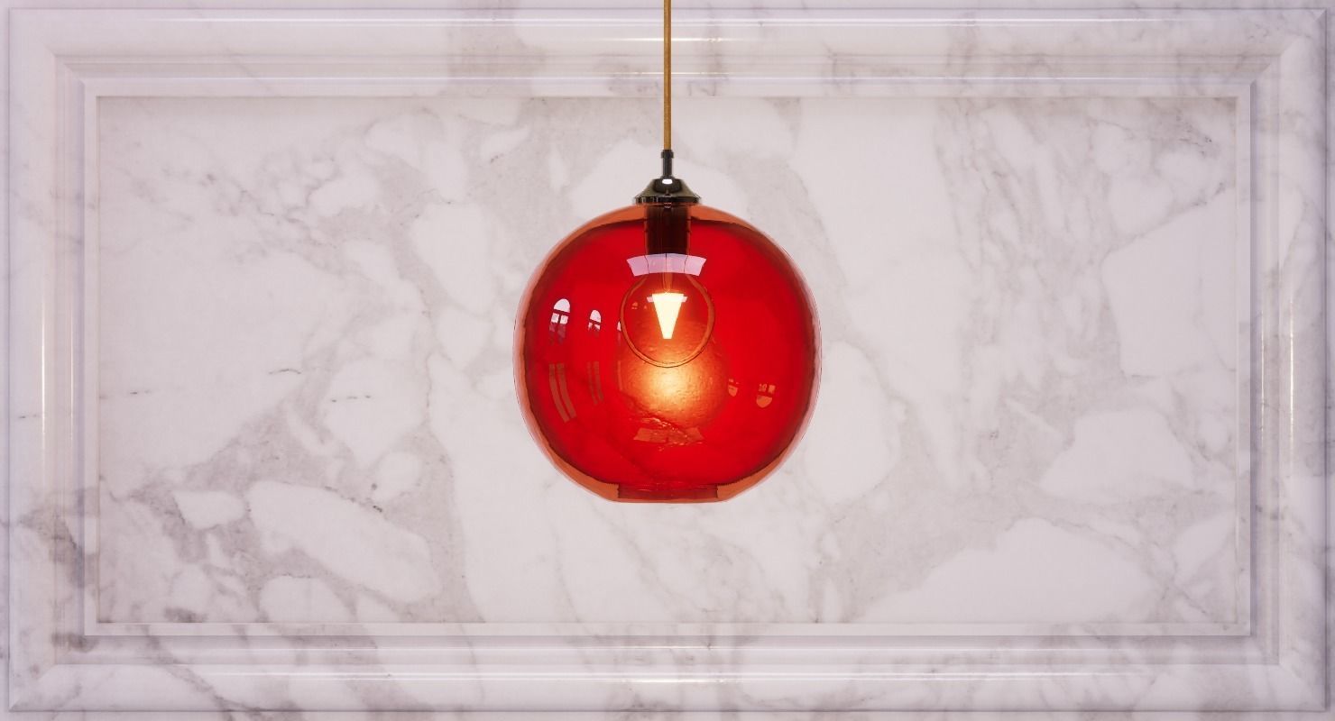 Pick-N-Mix Ball Large Pendant Light 3D model_4