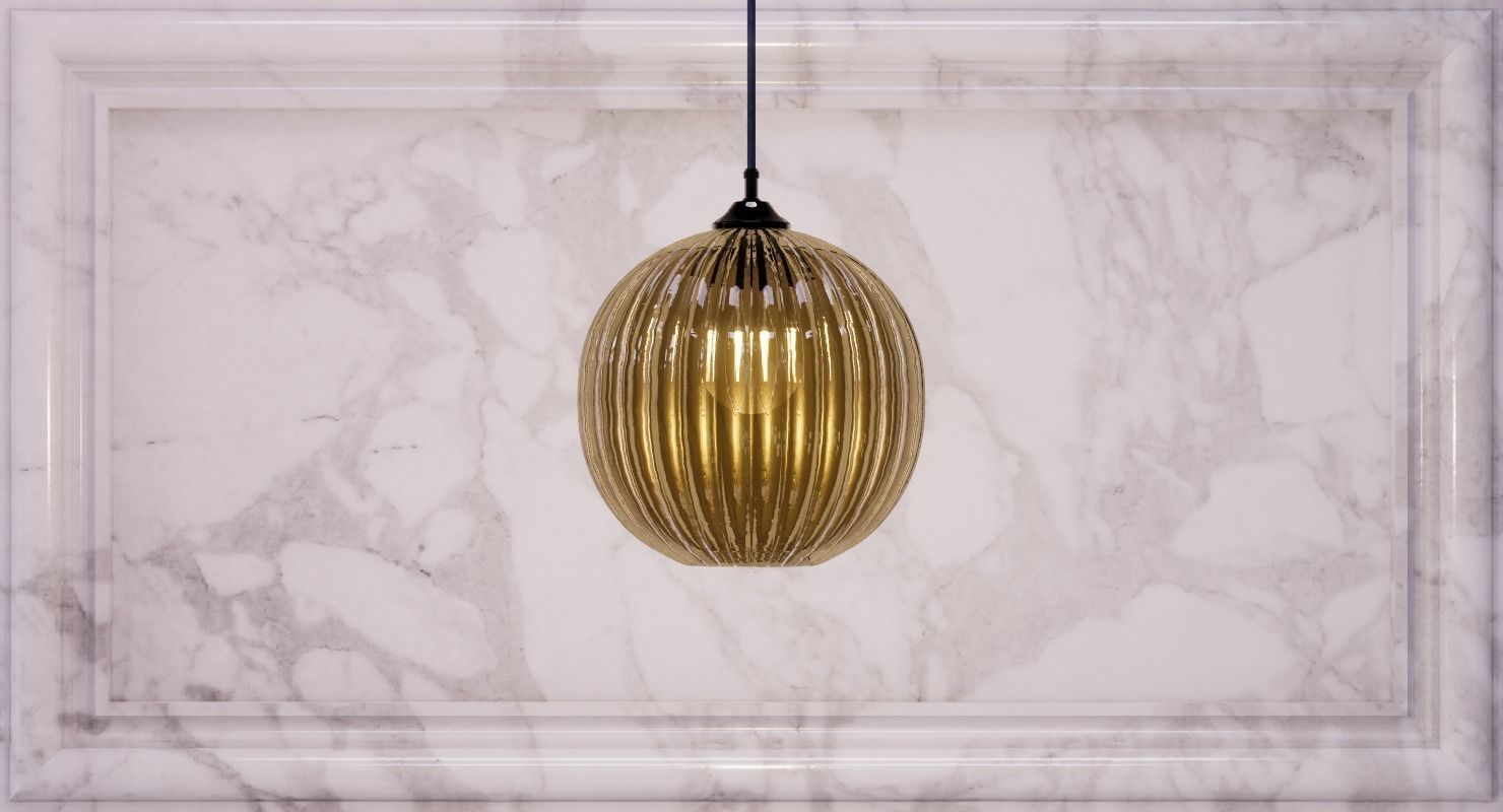 Pick-N-Mix Ball Large Pendant Light 3D model_3