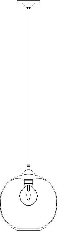 Pick-N-Mix Ball Large Pendant Light 3D model_5