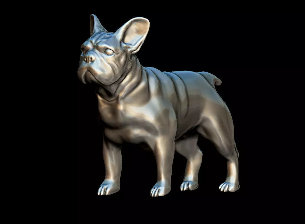 French bulldog 3D print model_0