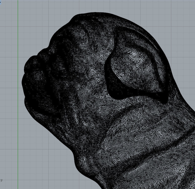 Pug dog 3D print model_7