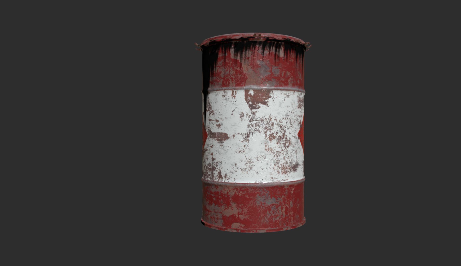 barrel vol 3  Low-poly 3D model_1