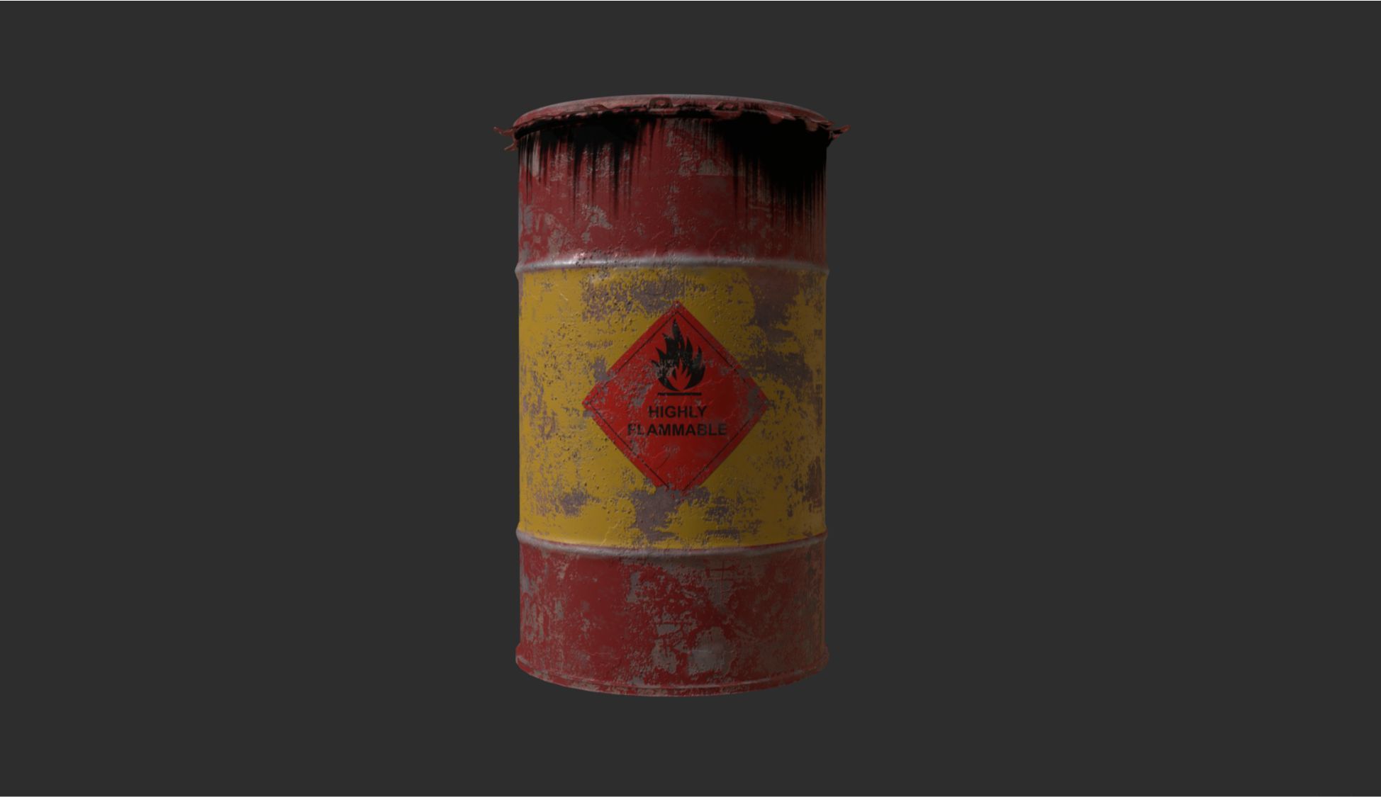 Barrel Vol 04  Low-poly 3D model_4