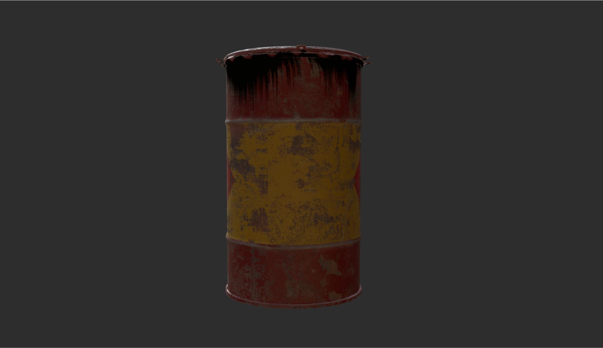 Barrel Vol 04  Low-poly 3D model_2