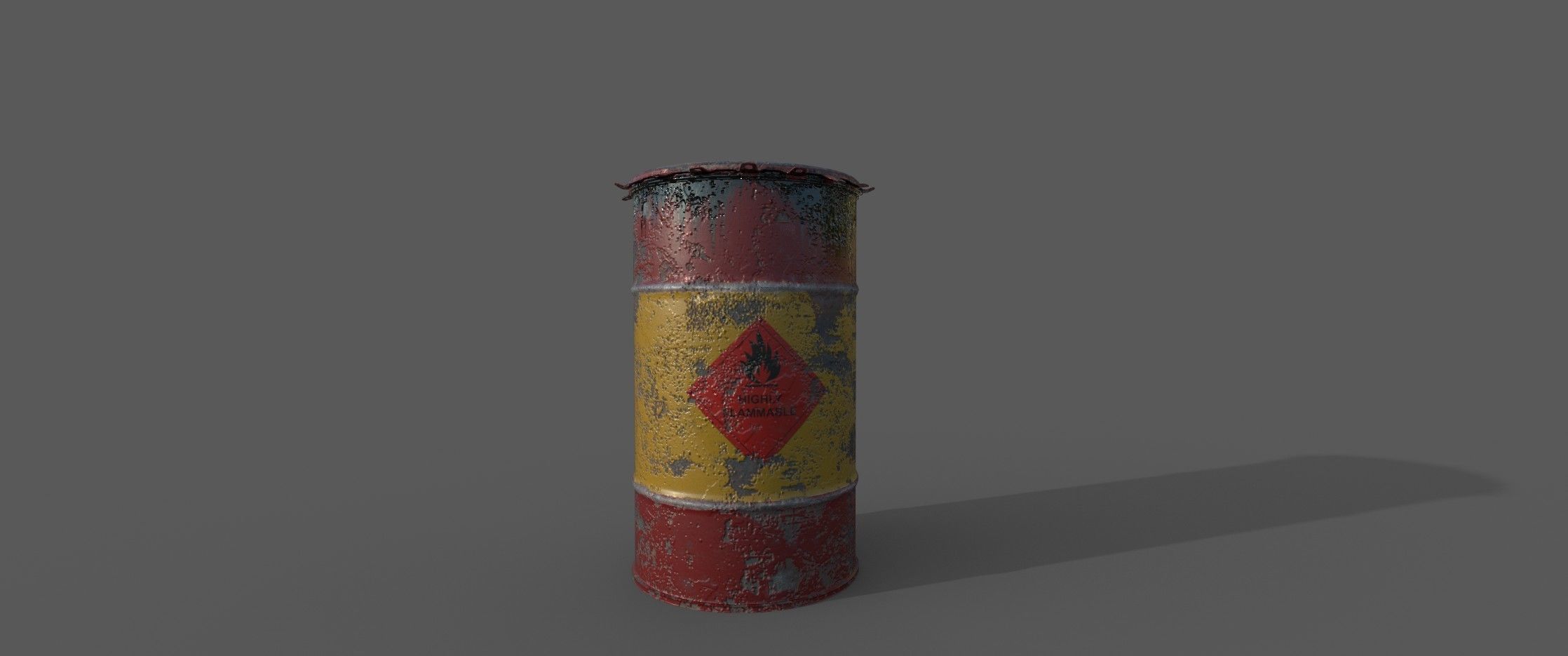Barrel Vol 04  Low-poly 3D model_3