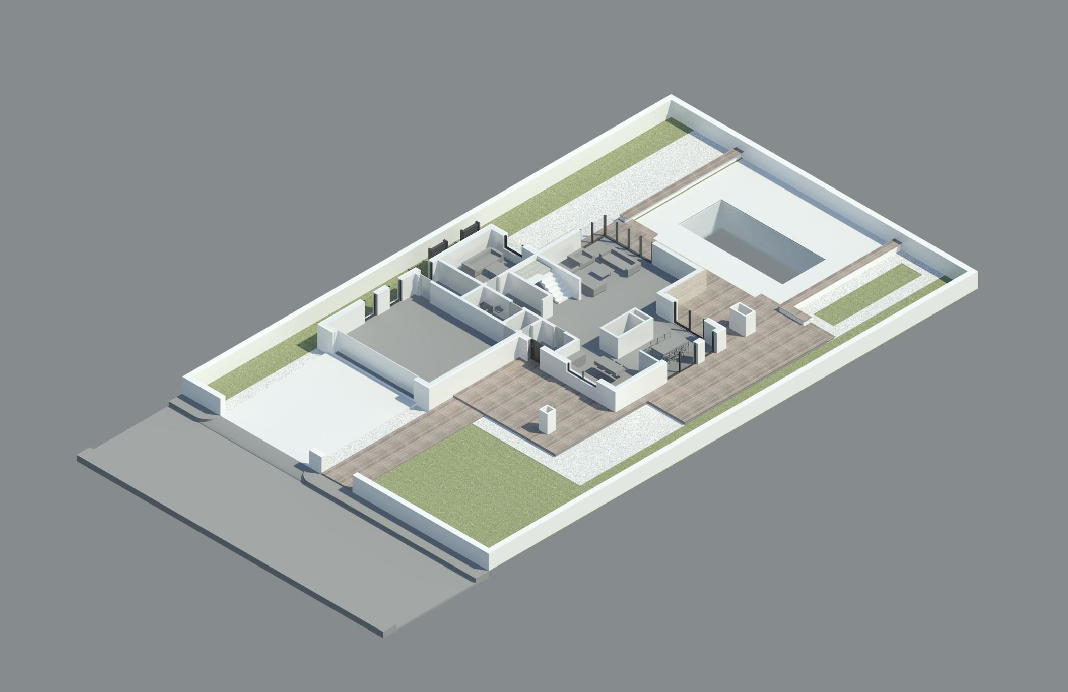 Modern House 3 - Revit 3D 3D model_5