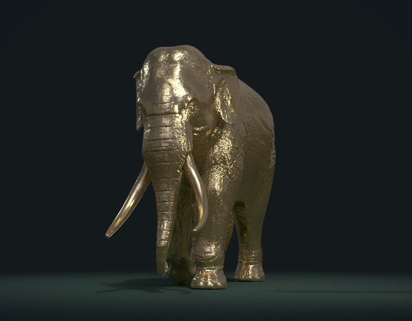 Asian Elephant 3D print model_7