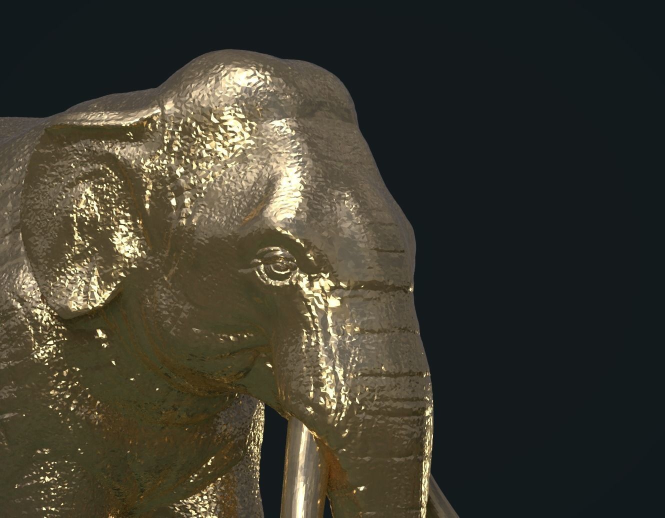 Asian Elephant 3D print model_8