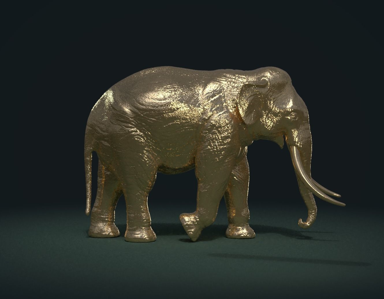 Asian Elephant 3D print model_5