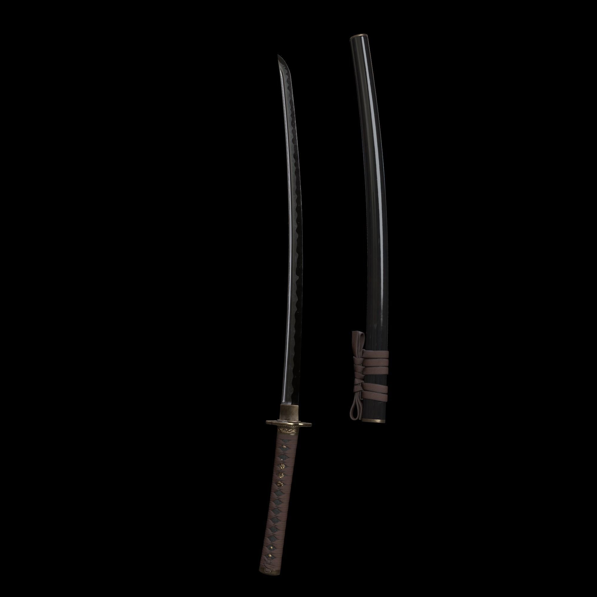 Samurai Character PBR Game ready Low-poly 3D model_55