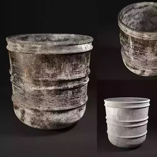 old pot 3D model