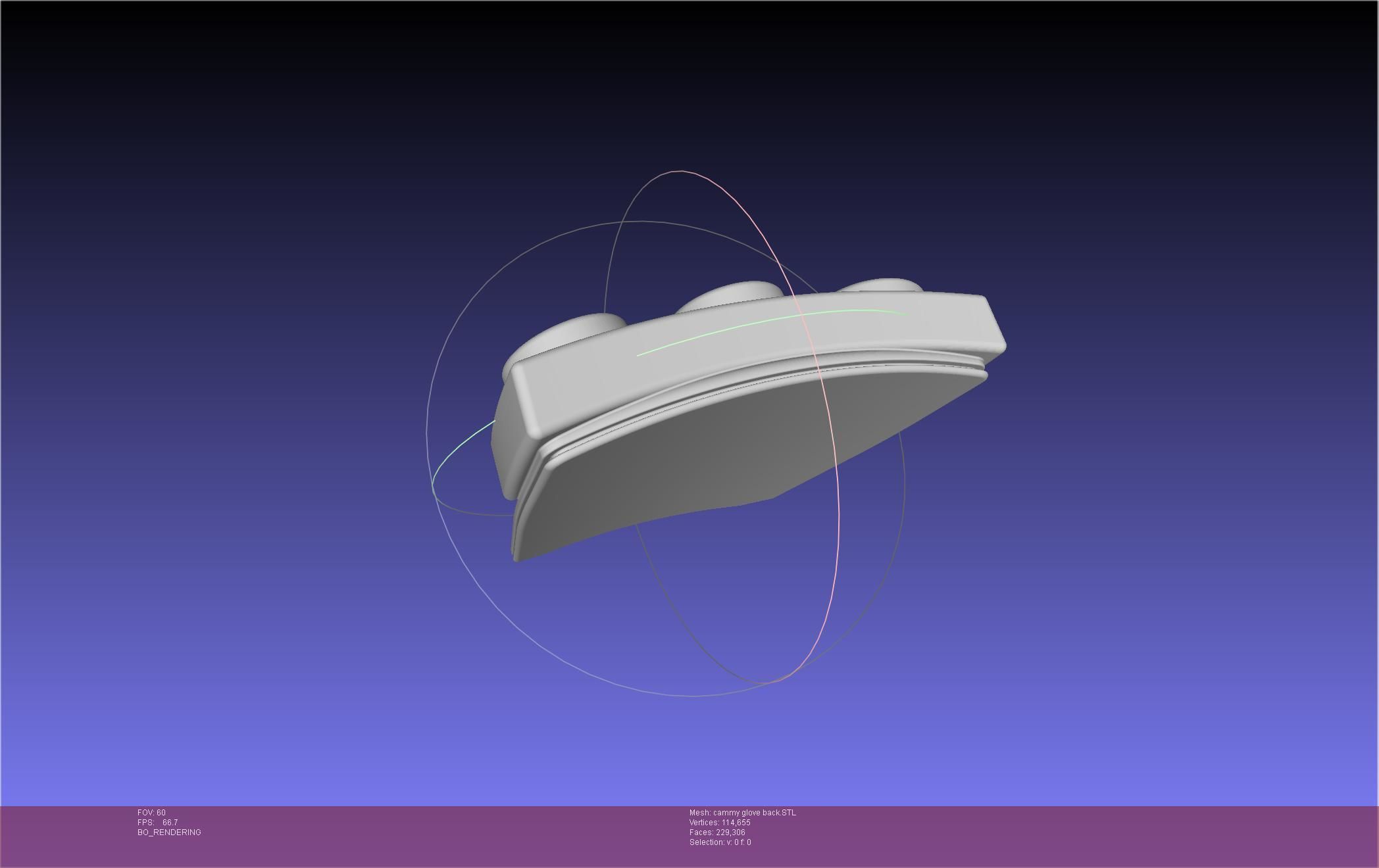 Street Fighter Cammy Gauntlet And Glove Back 3D print model_58