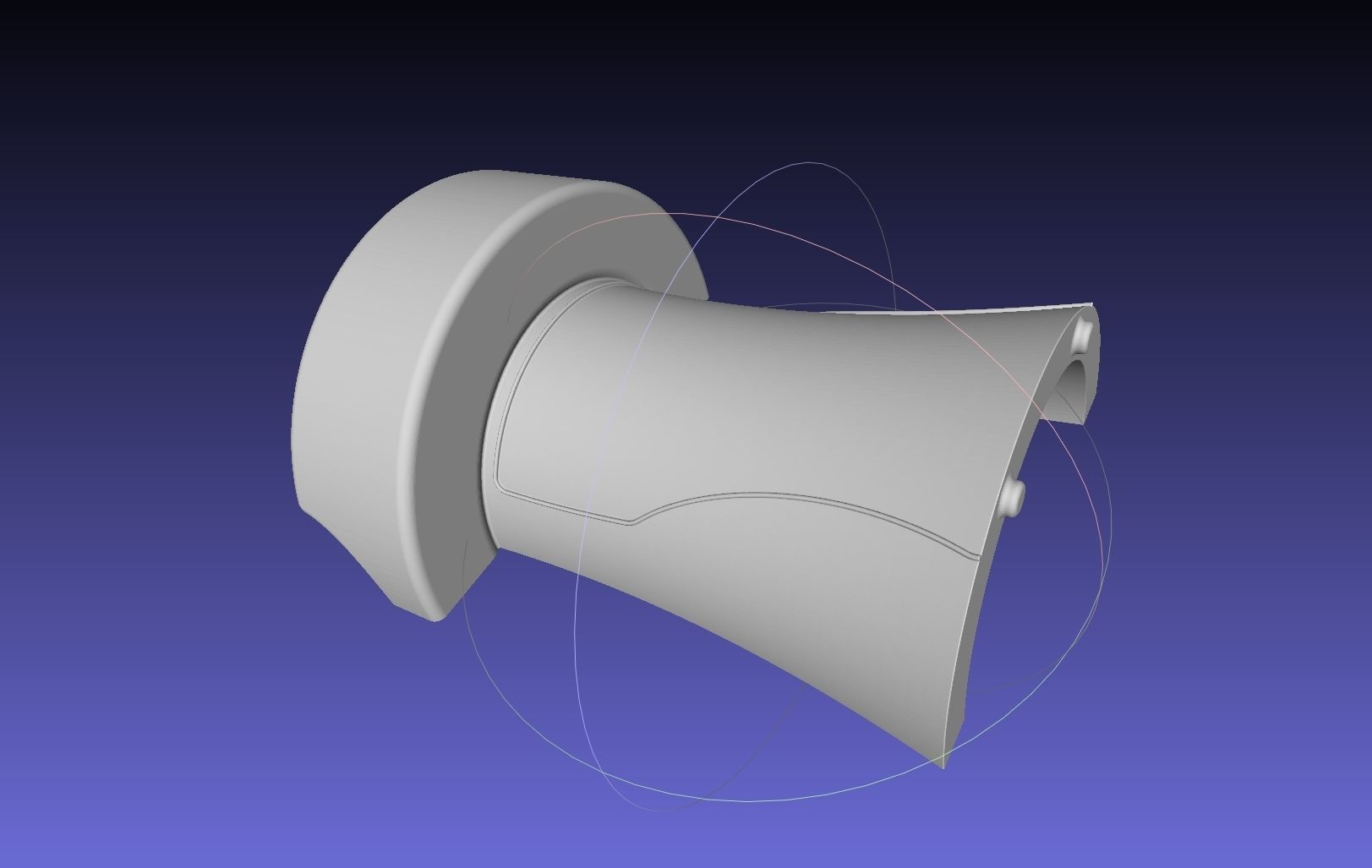 Street Fighter Cammy Gauntlet And Glove Back 3D print model_19