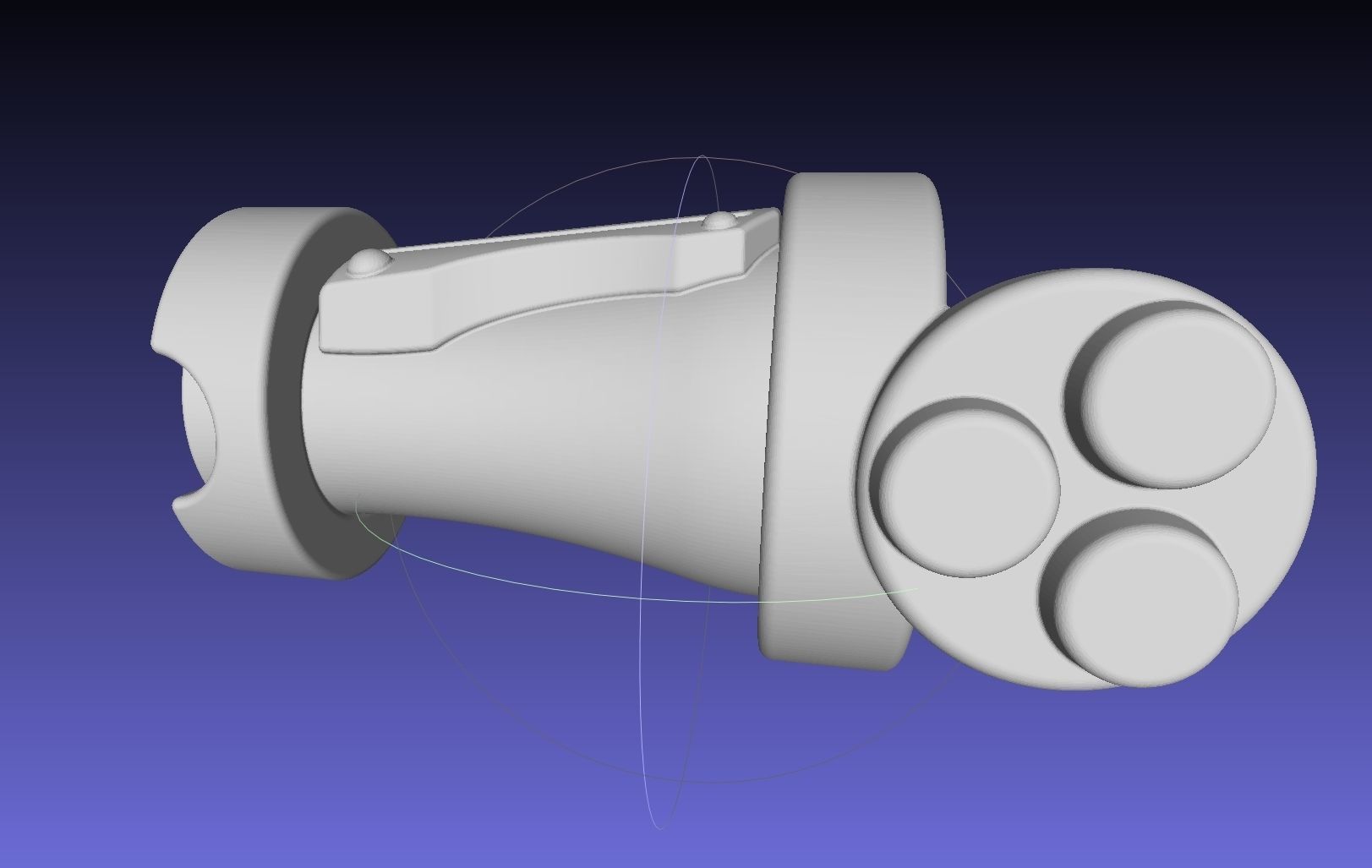 Street Fighter Cammy Gauntlet And Glove Back 3D print model_3