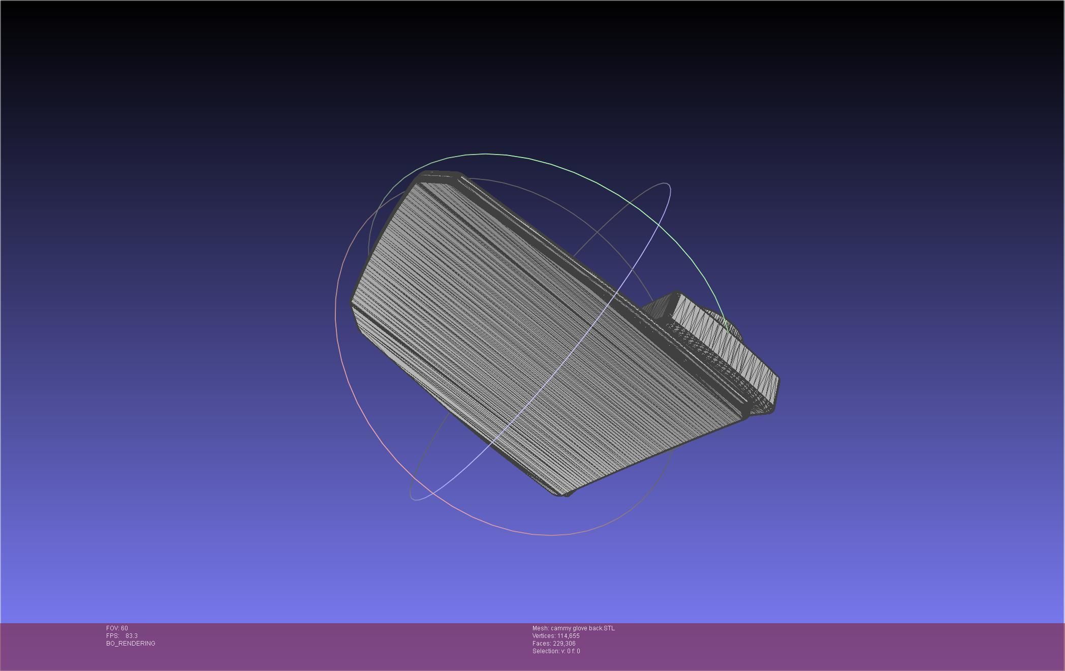 Street Fighter Cammy Gauntlet And Glove Back 3D print model_66